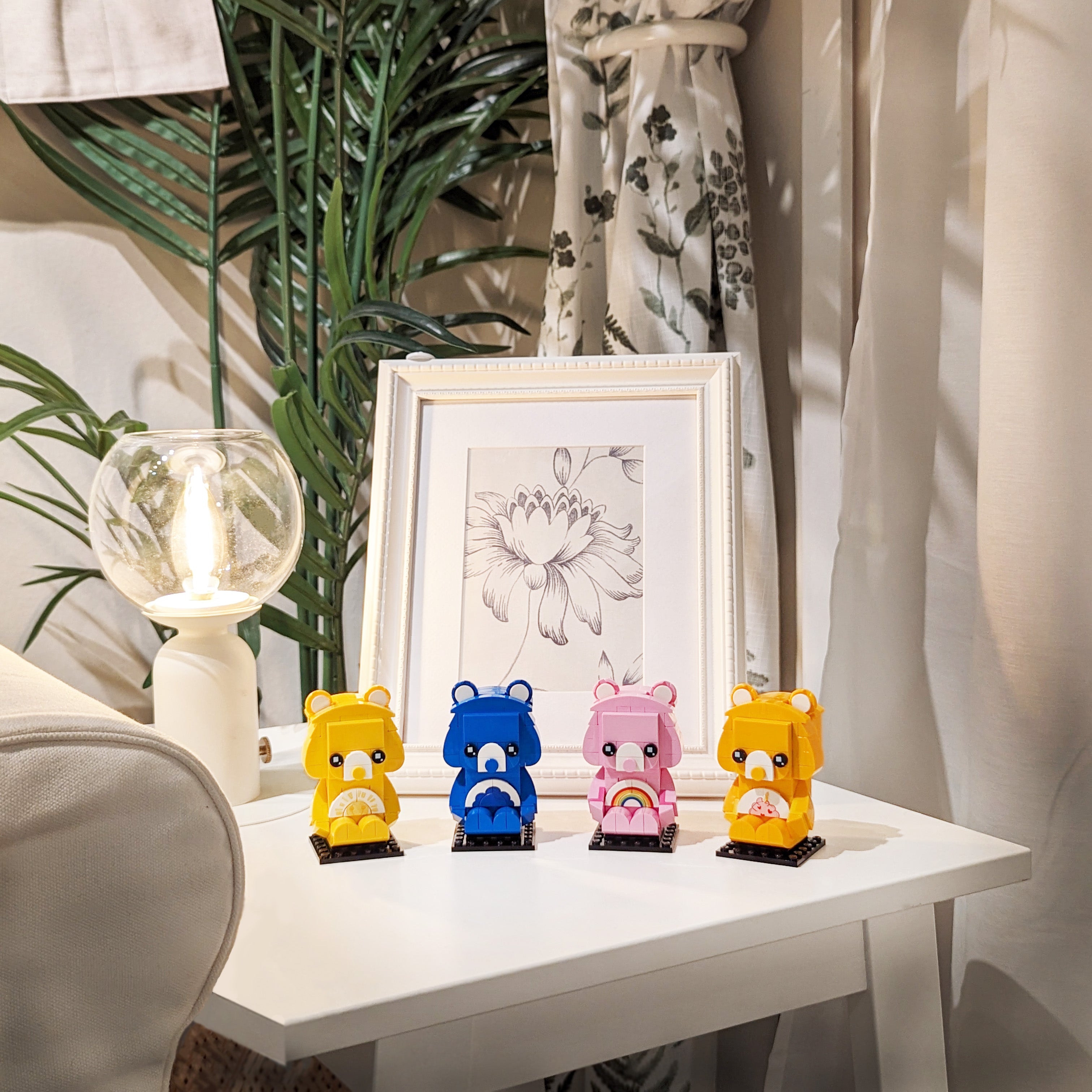 Pink Friendship Bear Brickheadz - StudBee